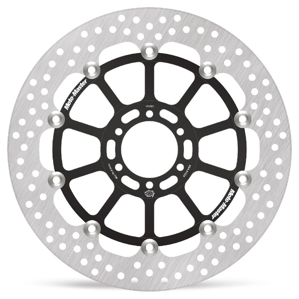 Brake Disc Road Halo - Floating - Front - Aprilia: Rsv 1000, Tuono 1000 - Grafite Offroad