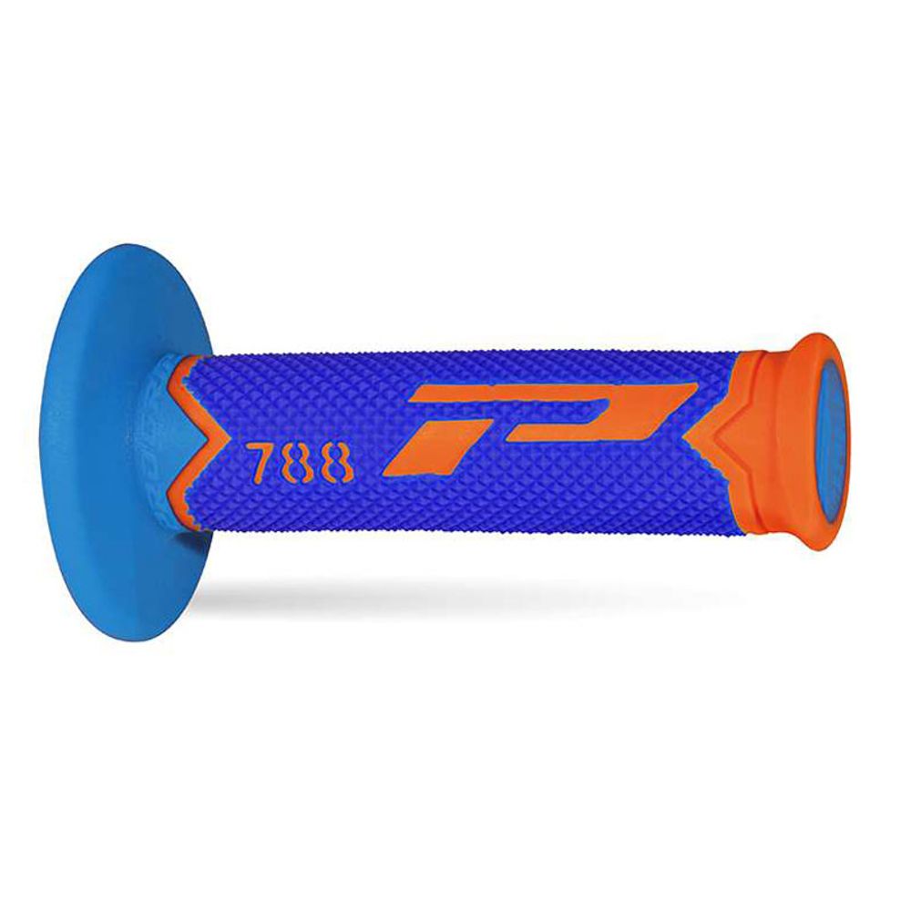 Grips Progrip 788 Mm 22/25 - Triple Density - Fluo Orange/blue/light Blue