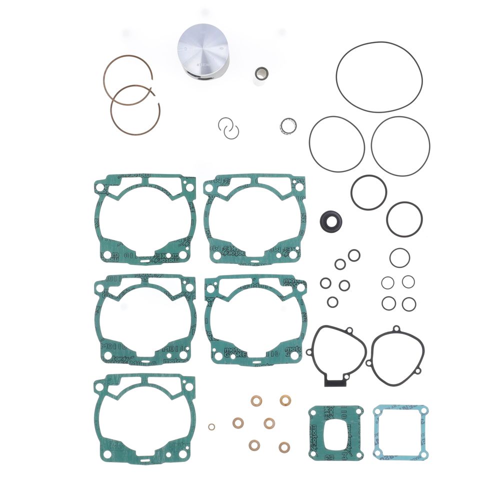 Top End Piston Kit: Cast 2-Stroke Piston Ø 66,4 mm + Top End Gasket Kit - Grafite Offroad