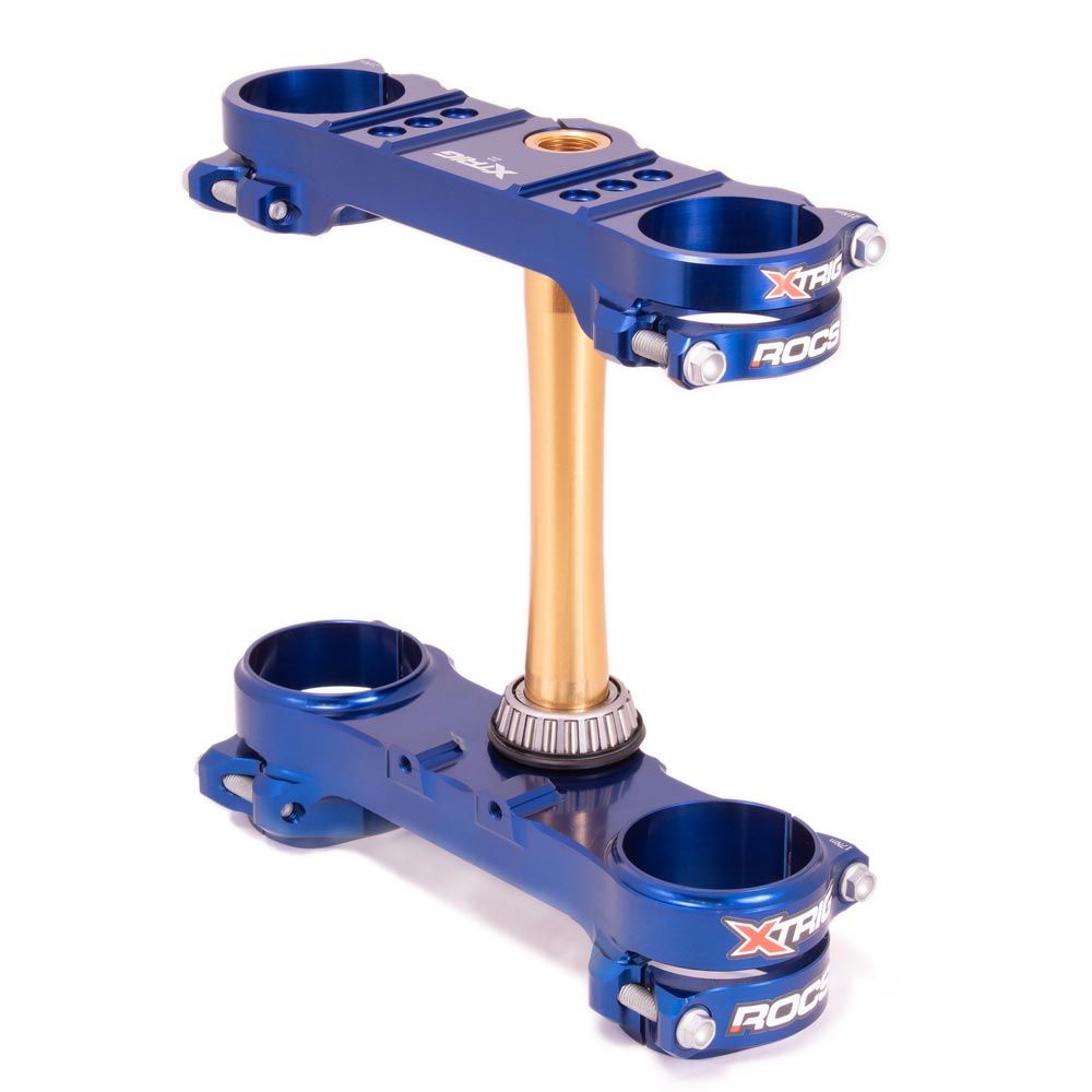 Xtrig Xtrig Triple Clamp Rocs-tech Fixed Off-set 22mm Sherco 250/300 Se-ser-se-f Blue - Grafite Offroad