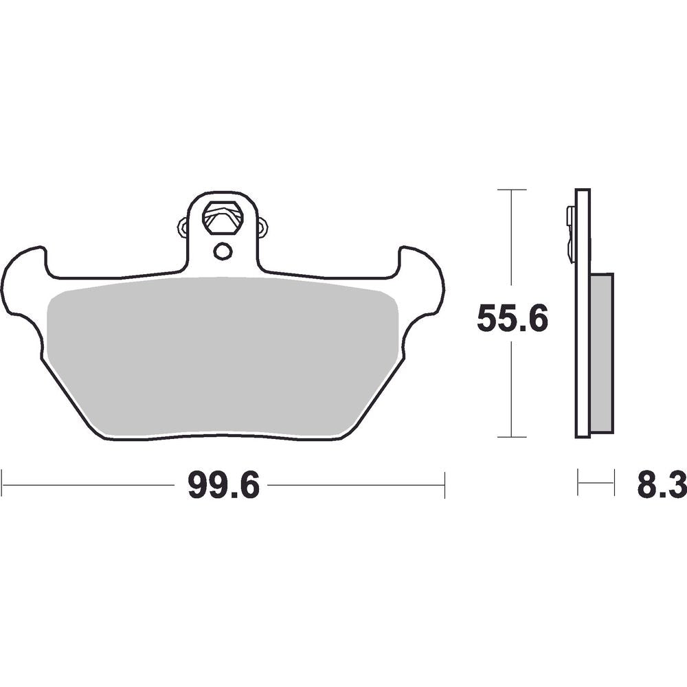Street Brake Pads | Organic Standard | Front - Ecer90