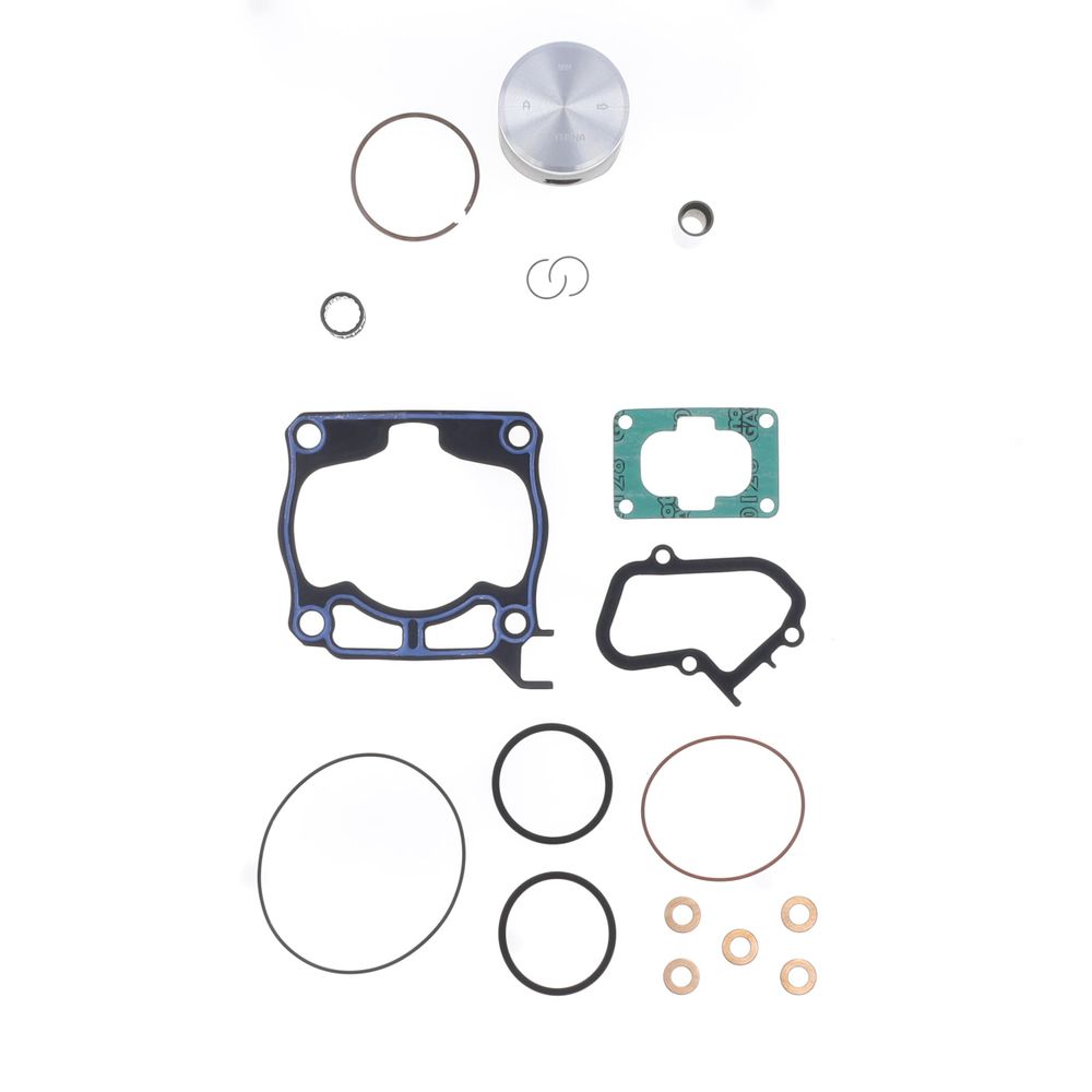 Top End Piston Kit: Cast 2-Stroke Piston Ø 54 mm + Top End Gasket Kit - Grafite Offroad