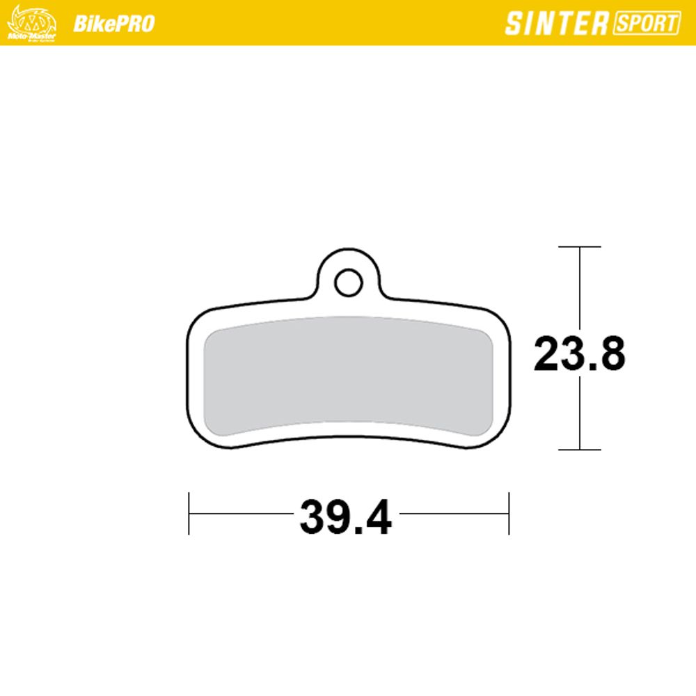 Brake Pads Bicycle Sinter Sport: Shimano D Type - Grafite Offroad