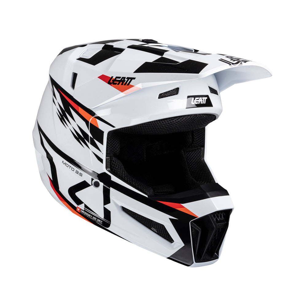 Moto 3.5 Jr Helmet Kit Leatt - Grafite Offroad