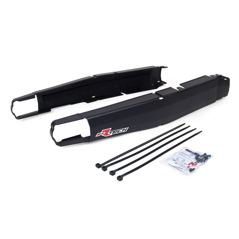 Plastic Swingarm Protectors Black Replica Honda - Grafite Offroad