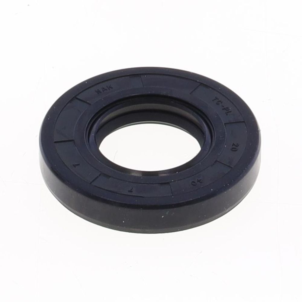 Oil Seal with Rubber Exterior 20x40x7 mm in PTFE with one Seal-lip, one Dust Lip and Spring - Grafite Offroad