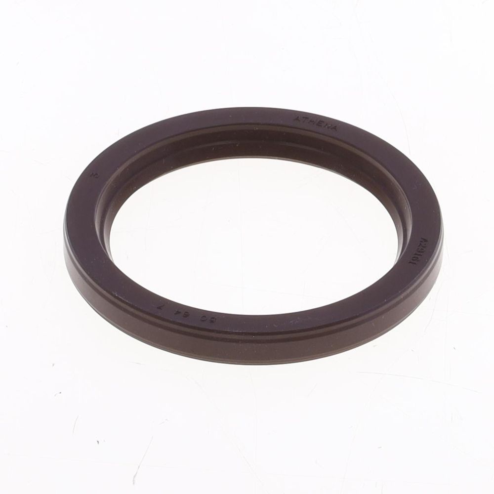 Oil Seal with Rubber Exterior 50x64x7 mm in FKM with one Seal-lip and Spring - Grafite Offroad