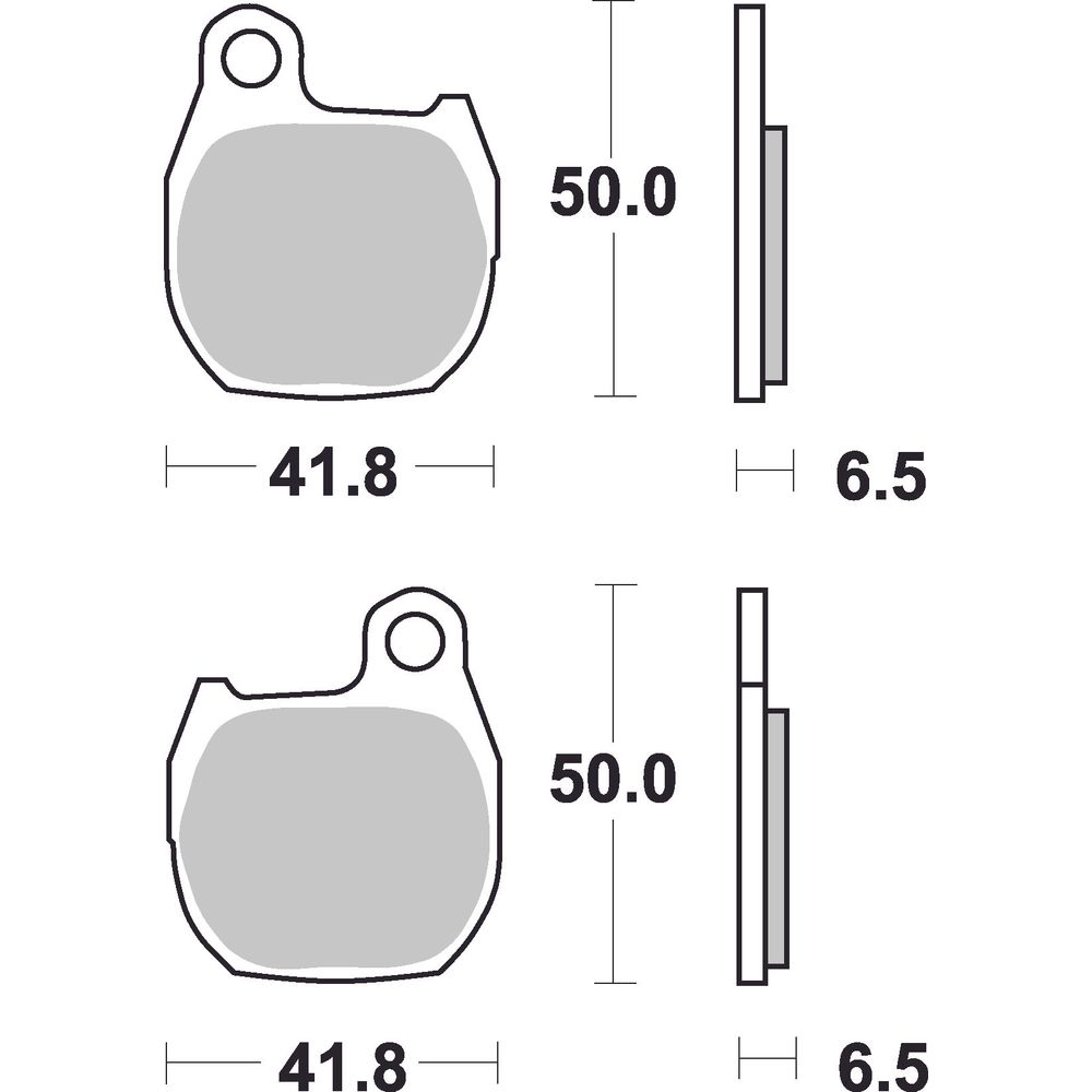Street Brake Pads | Organic Standard | Front - Ecer90