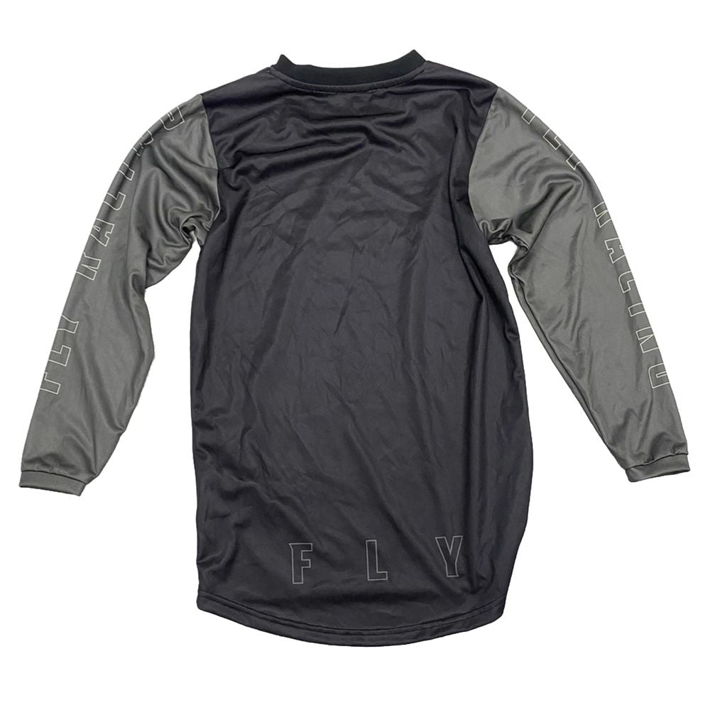 Jersey F-16 Black/Grey Yl - Grafite Offroad
