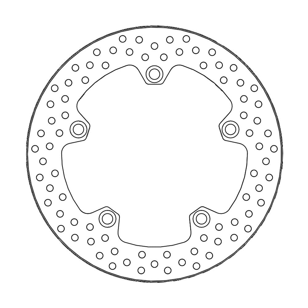 Brake Disc Road Halo - Rear - Honda Crf 1100 L Africa Twin Adventure Sports - Grafite Offroad