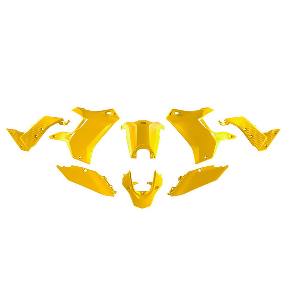 Yamaha T7 Revolution Plastics Kit Yz Yellow (5 Pcs) - Grafite Offroad