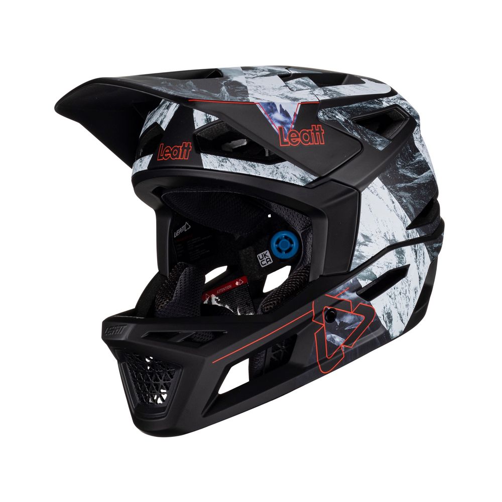 Full-face MTB helmet Gravity 4.0 ventilated and Downhill certified - Grafite Offroad