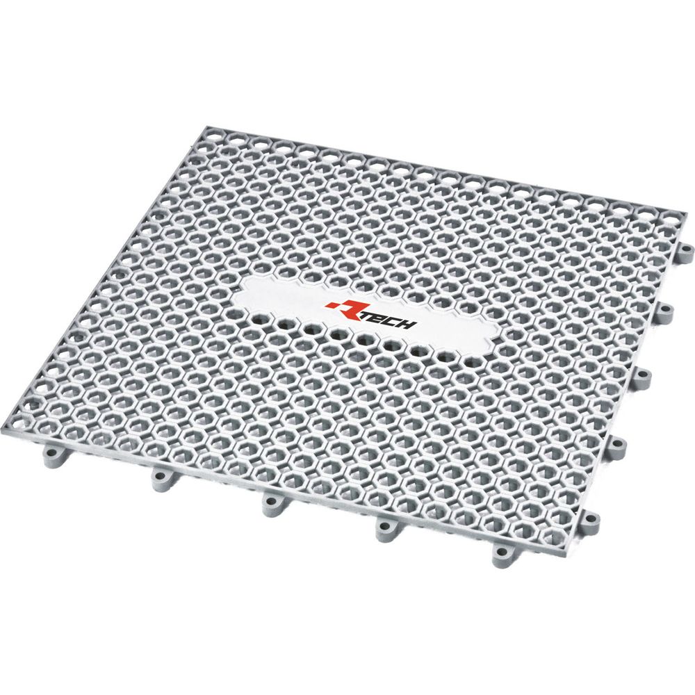 Rubber Modular Mat - 9 Pcs 1 Sq Mt Grey Universal - Grafite Offroad