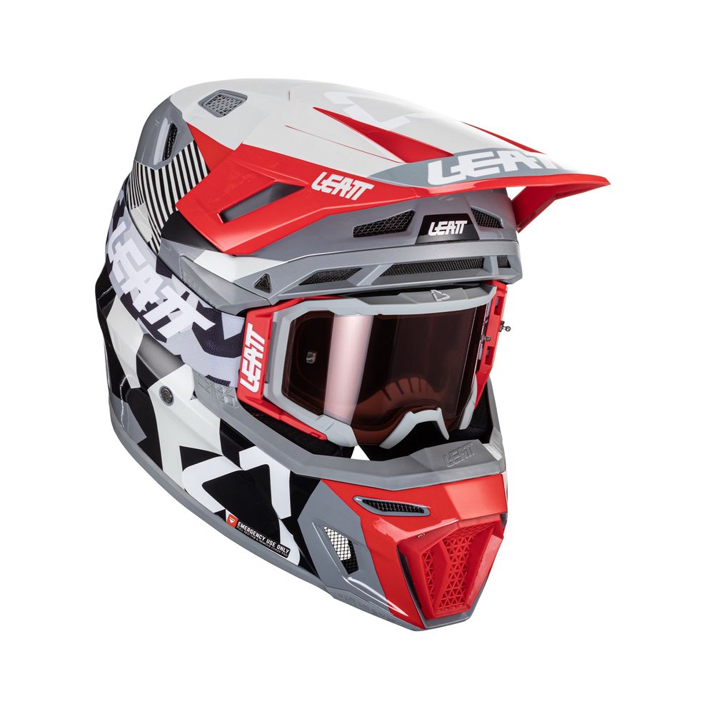 8.5 Casco de moto con tecnología de turbina de 360° y gafas de moto incluidas