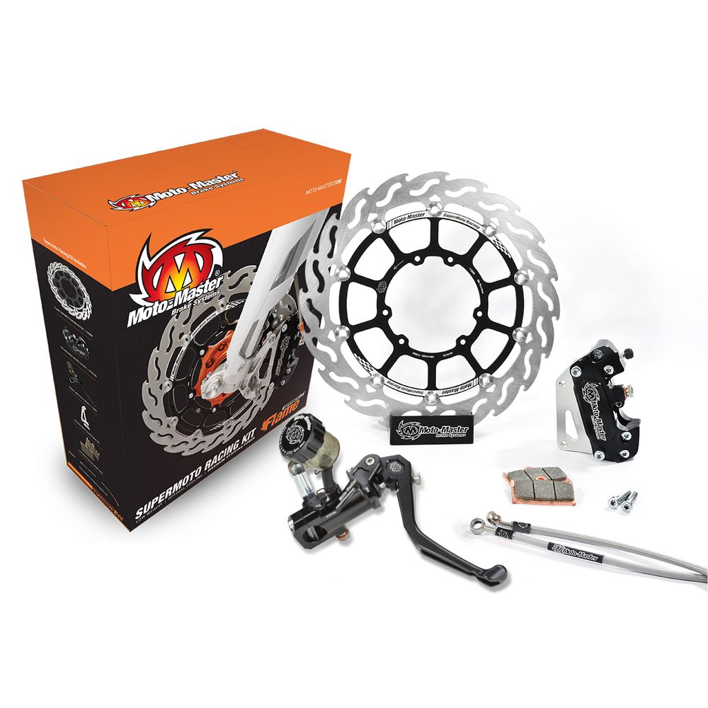 Brake Kit Supermoto Racing - Flame Disc - Front - Yamaha (headlight) - Grafite Offroad