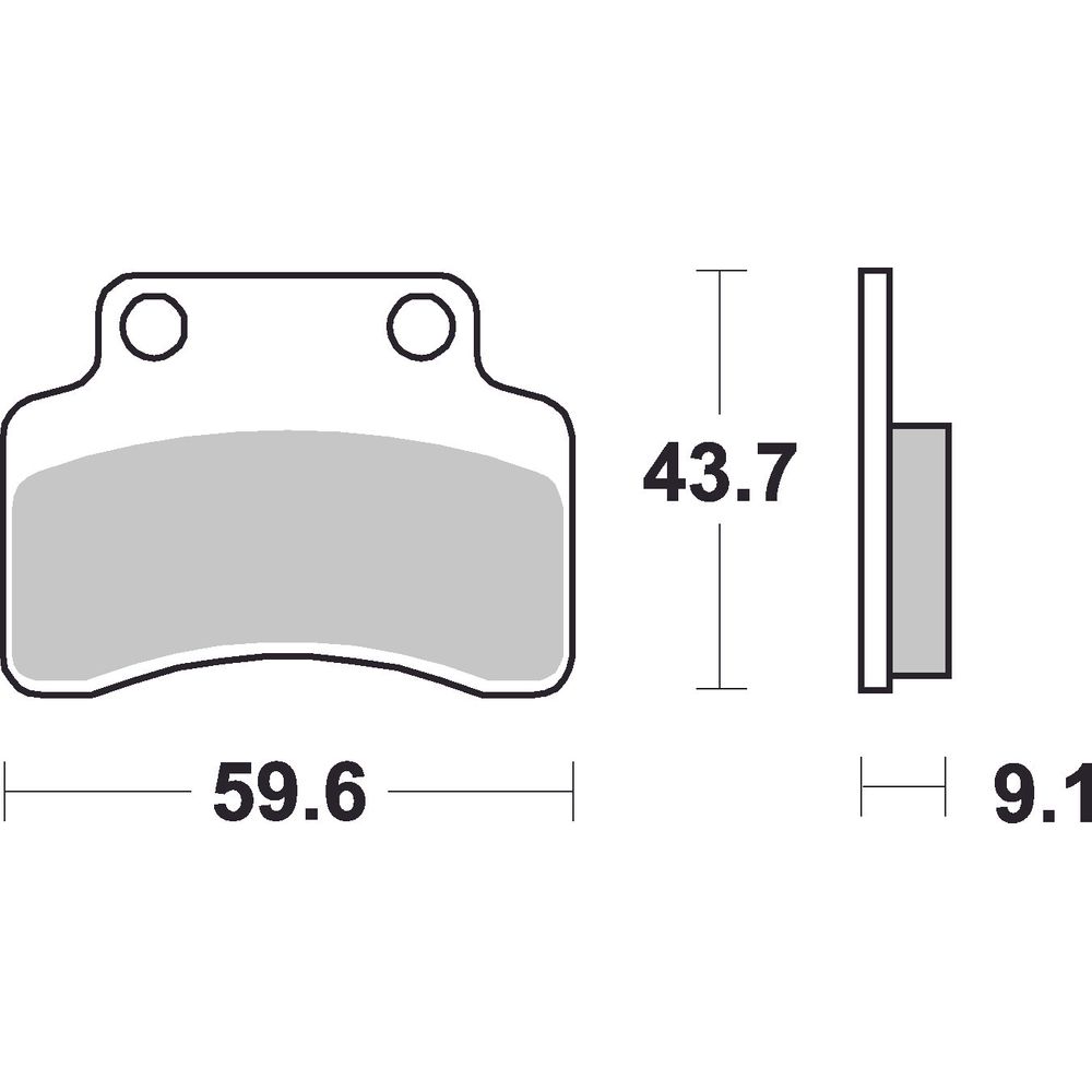Scooter Brake Pads | Organic Standard | Front - Ecer90