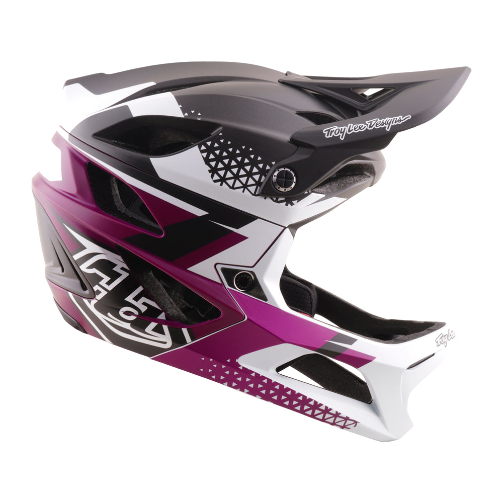 Helmet Stage 2 - Amper - / Violet - M/L Troy Lee Designs - Grafite Offroad