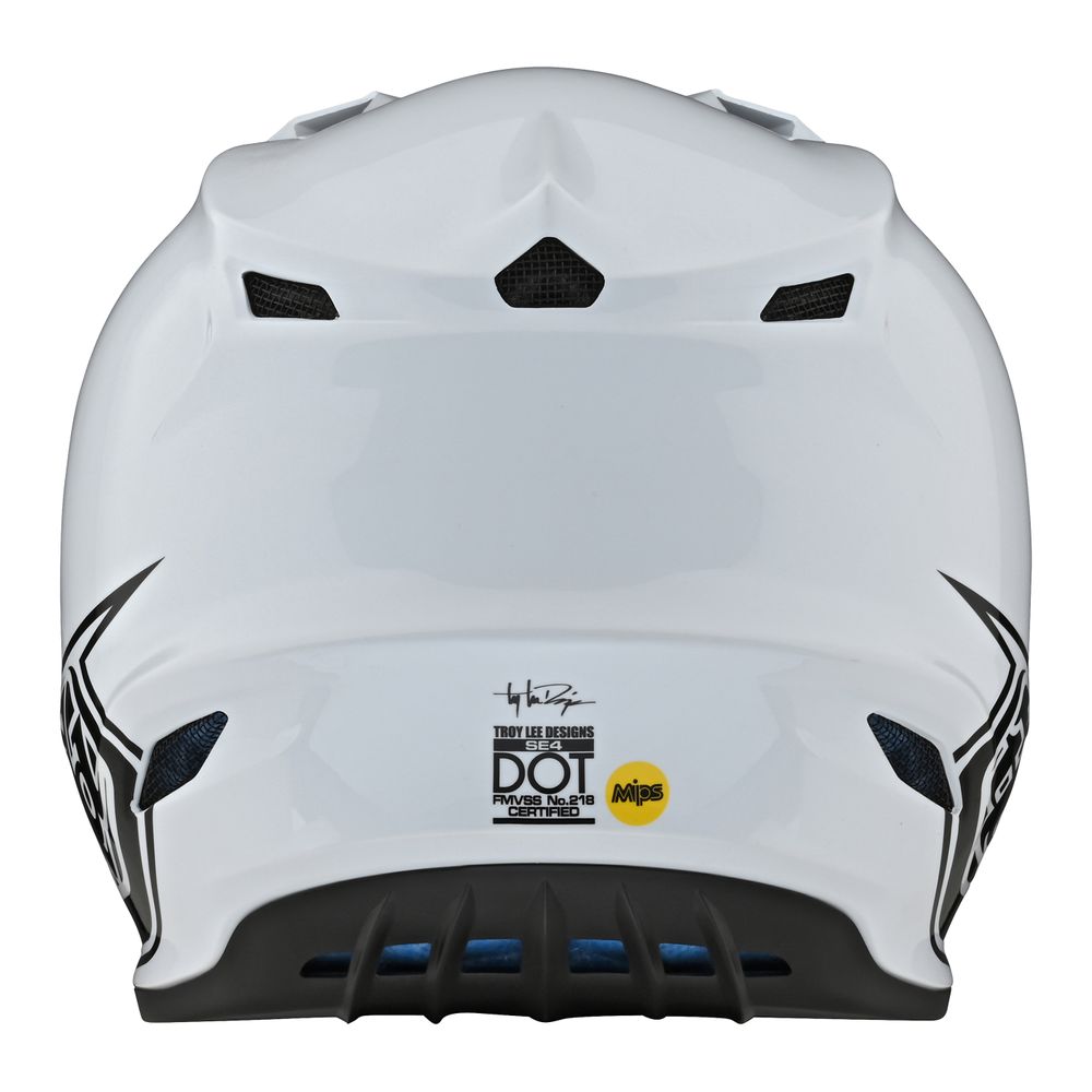 Motorcycle Helmet TLD SE4 POLYACRYLITE MONO in polycarbonate with EPS outer shell