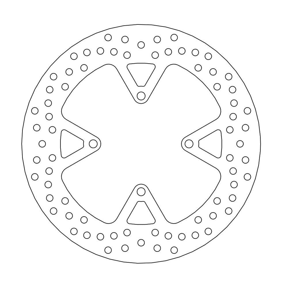Brake Disc Road Halo - Rear - Suzuki: Gs400f/bandit, Gs500e, Gsx600f/fm, Gsx750f/fl/slingshot - Grafite Offroad