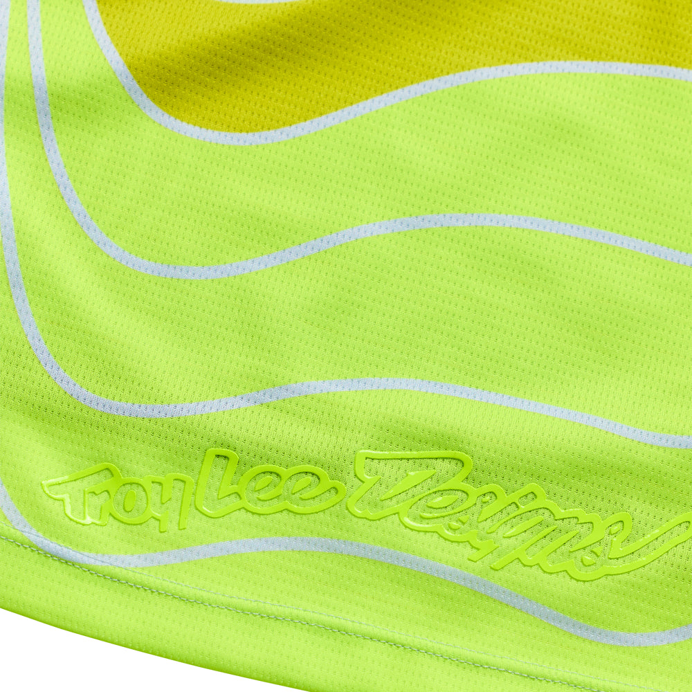 T-shirt GP Pro - Stagger - Black / Yellow fluo - L Troy Lee Designs