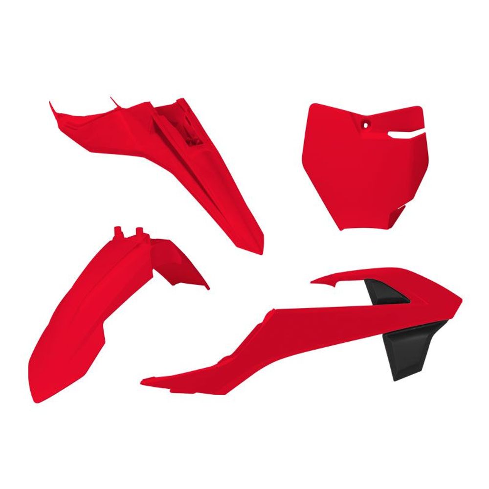 Plastics Kit 6 Pcs Red Color Gas Gas Ec/ec-f 250/300/350 21-.. Racetech