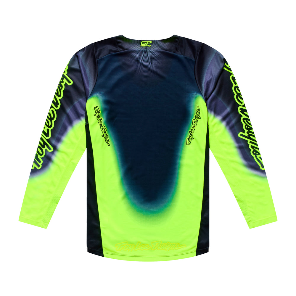 T-shirt GP Pro - Imprint - Grey / Yellow fluo - L Troy Lee Designs