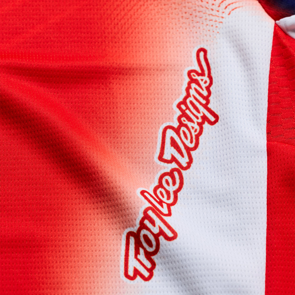 Maglia GP Pro - Imprint - Blu / Arancione - L Troy Lee Designs