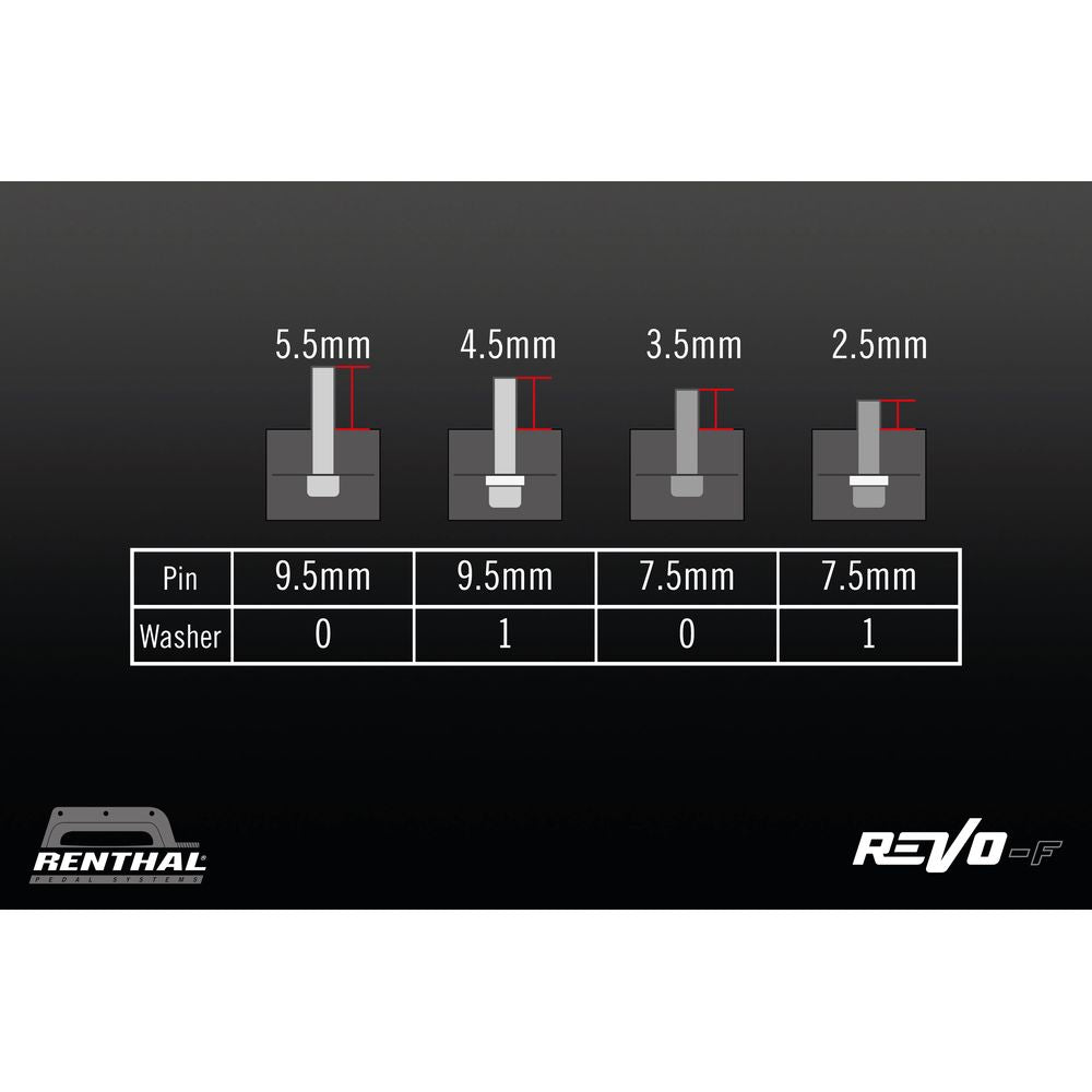 Revo-f Flat | Alugold Pedals Renthal