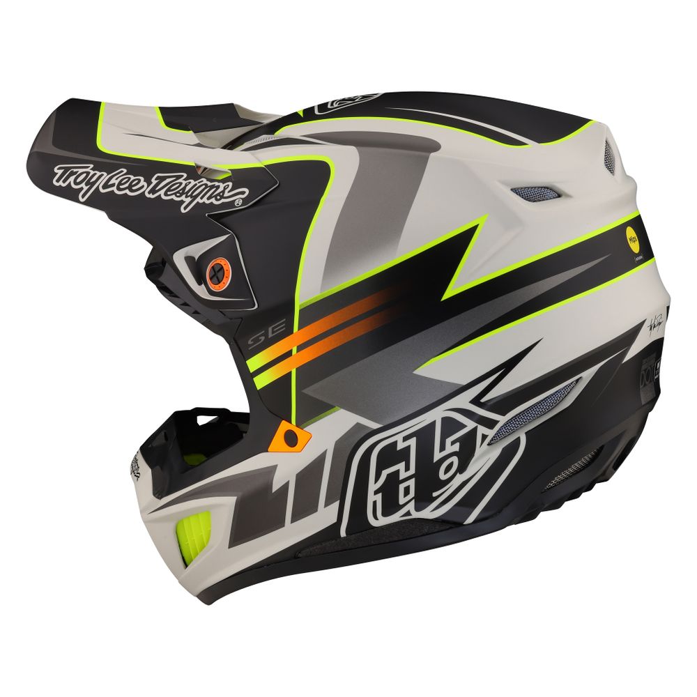 Motorcycle Helmet SE5 COMPOSITE SABER in composite fibers with MIPS Integra technology Troy Lee Designs