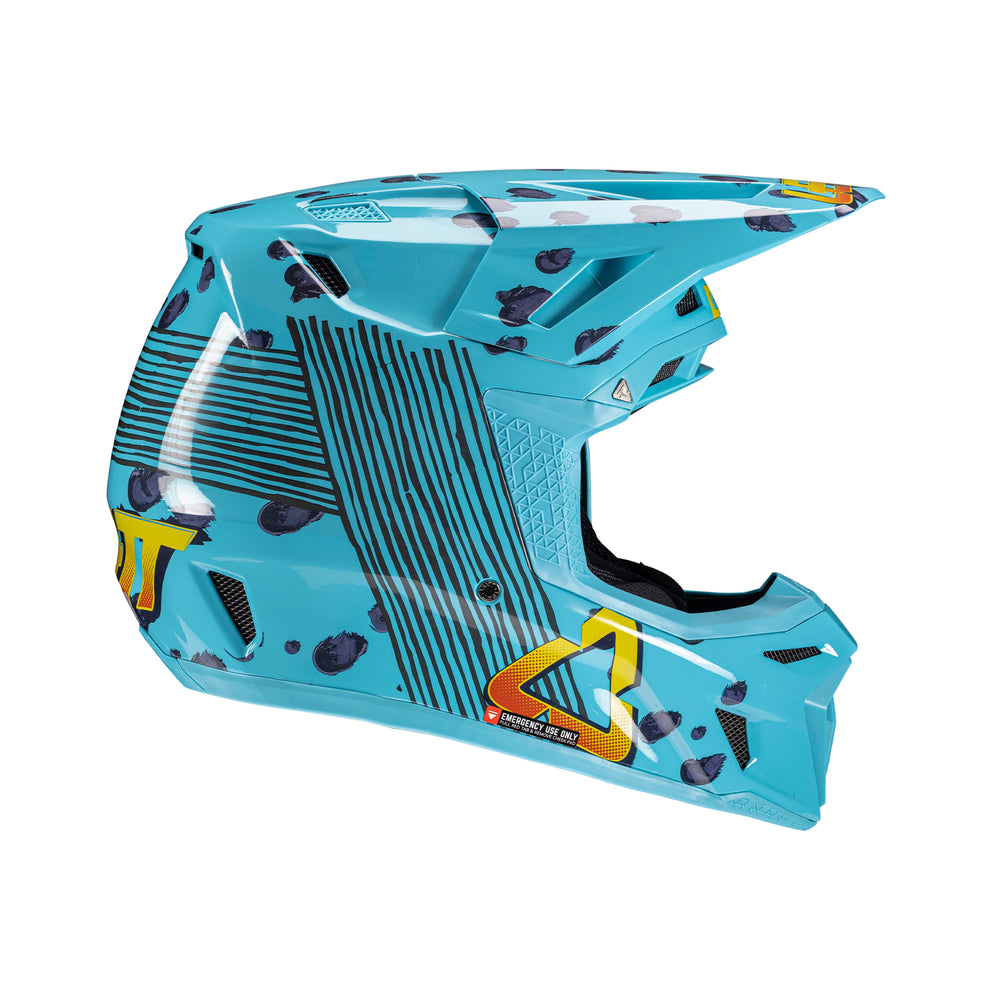 Casco de motocross de composite 8.5 con gafas incluidas