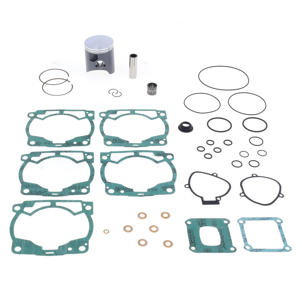 Top End Kolben Kit: Gegossener 2-Takt Kolben Ø 66,4 mm + Dichtsatz Zylinderkopf