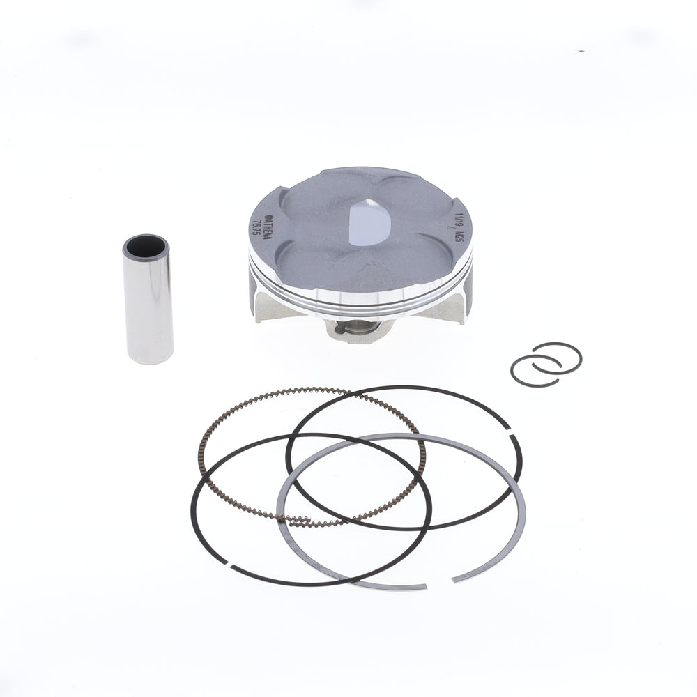 Top End Piston Kit: Pistone Forgiato 4 Tempi Ø 76,8 mm + Serie Smeriglio