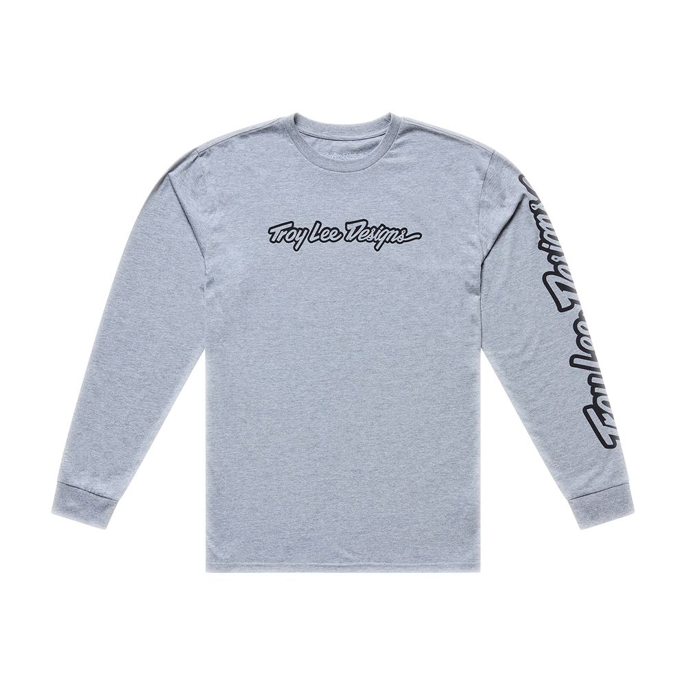 Short Sleeve Tee - Signature - Gray Heather|Md Troy Lee Designs