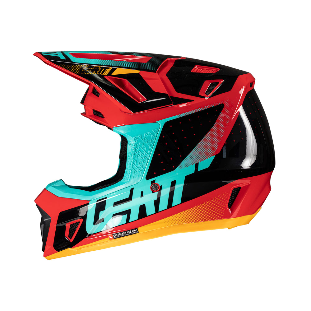 Casco de motocross 7.5 con gafas incluidas