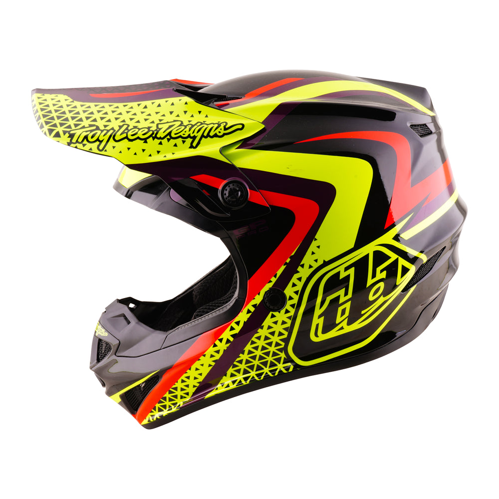 Casque Junior GP Pro - Pulse - Noir / Jaune fluo - M Troy Lee Designs