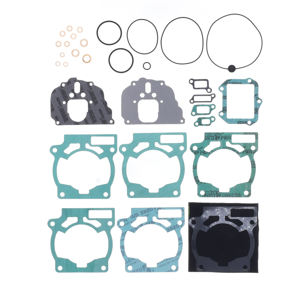 Kit de pistons Top End : piston moulé 2 temps Ø 54 mm + série de segments