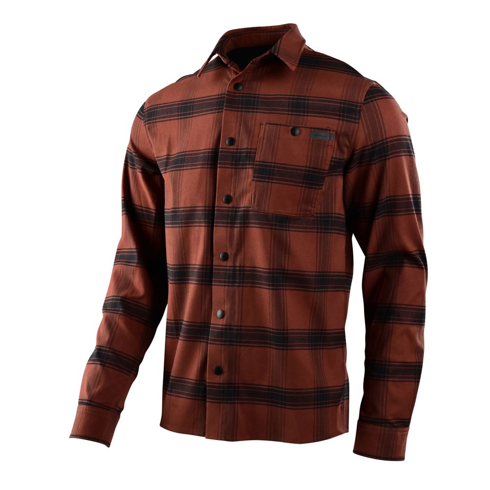 MTB shirt Grind Flannel Plaid breathable and ideal for trail riding
