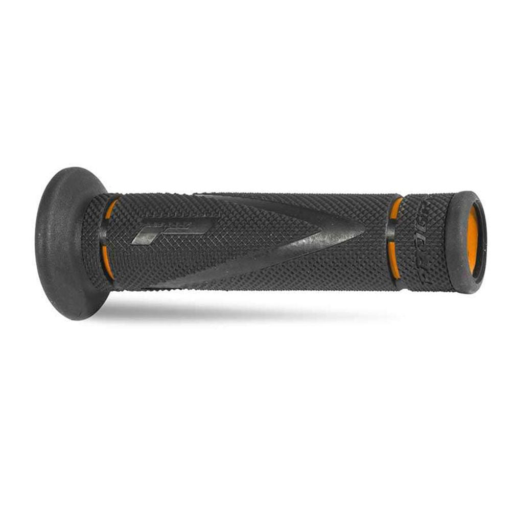 Puños Progrip 838 Mm 22/25 - Doble Densidad - Naranja/negro - Extremo Cerrado