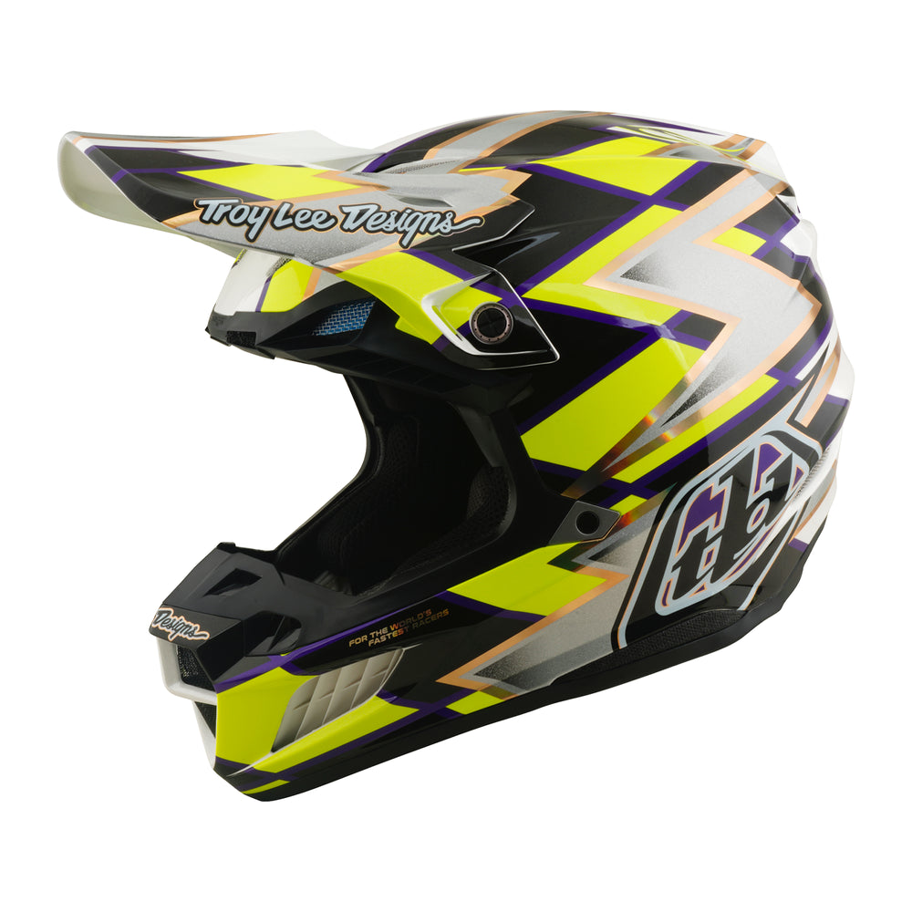 Helmet SE5 Composite - Flush - White / Black - S Troy Lee Designs