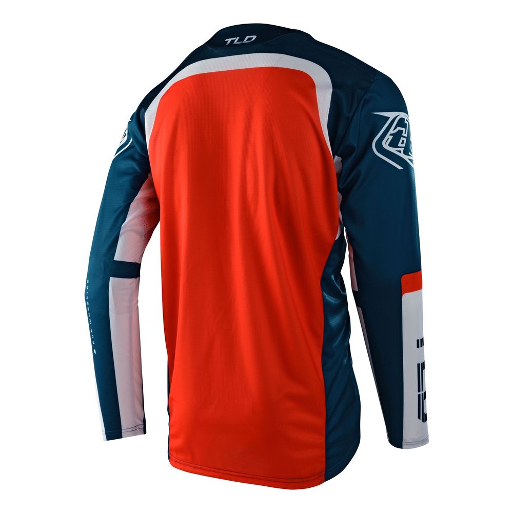 MTB jersey TLD SPRINT FRACTURA breathable with long sleeves
