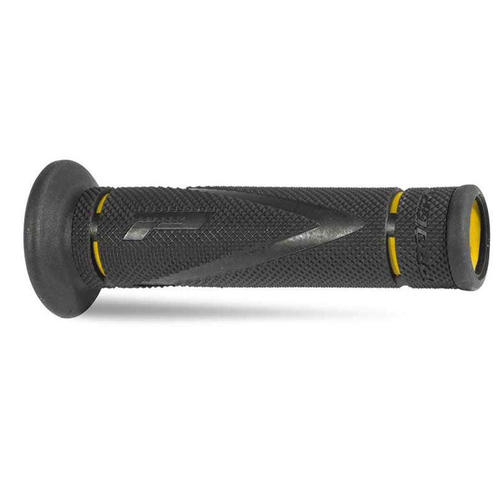 Puños Progrip 838 Mm 22/25 - Doble Densidad - Amarillo/Negro - Extremo Cerrado