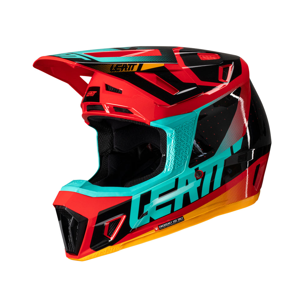 Casco de motocross 7.5 con gafas incluidas
