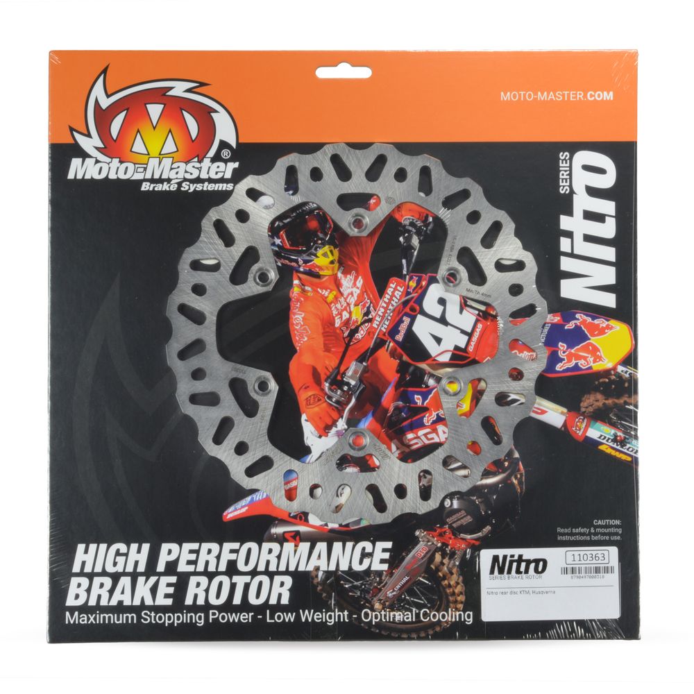 Disco de freno Off-road Nitro - Trasero - Honda: Cr 125/250/500