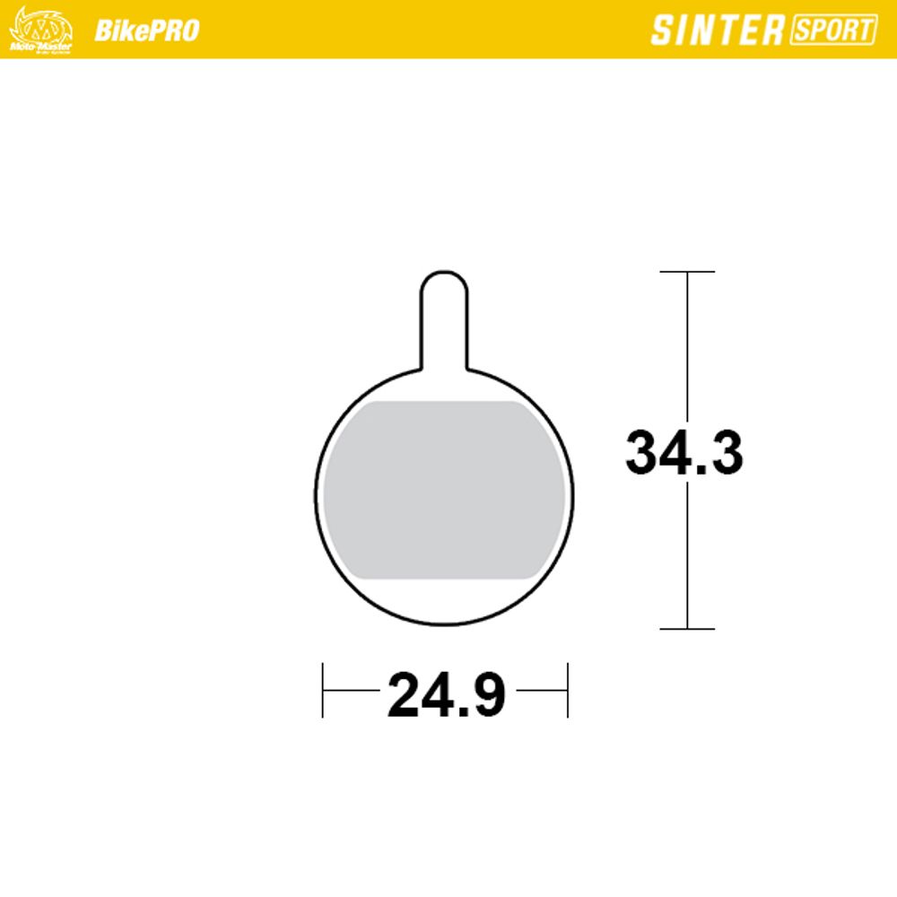 Brake Pads Bicycle Sinter Sport: Promax Dsk-400 - Grafite Offroad