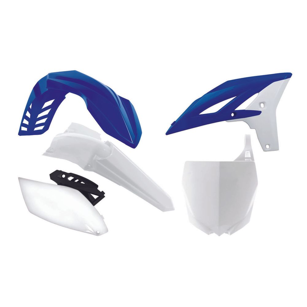 Plastics Kit 4 Pcs Yz Blue-white Replica Yamaha - Grafite Offroad