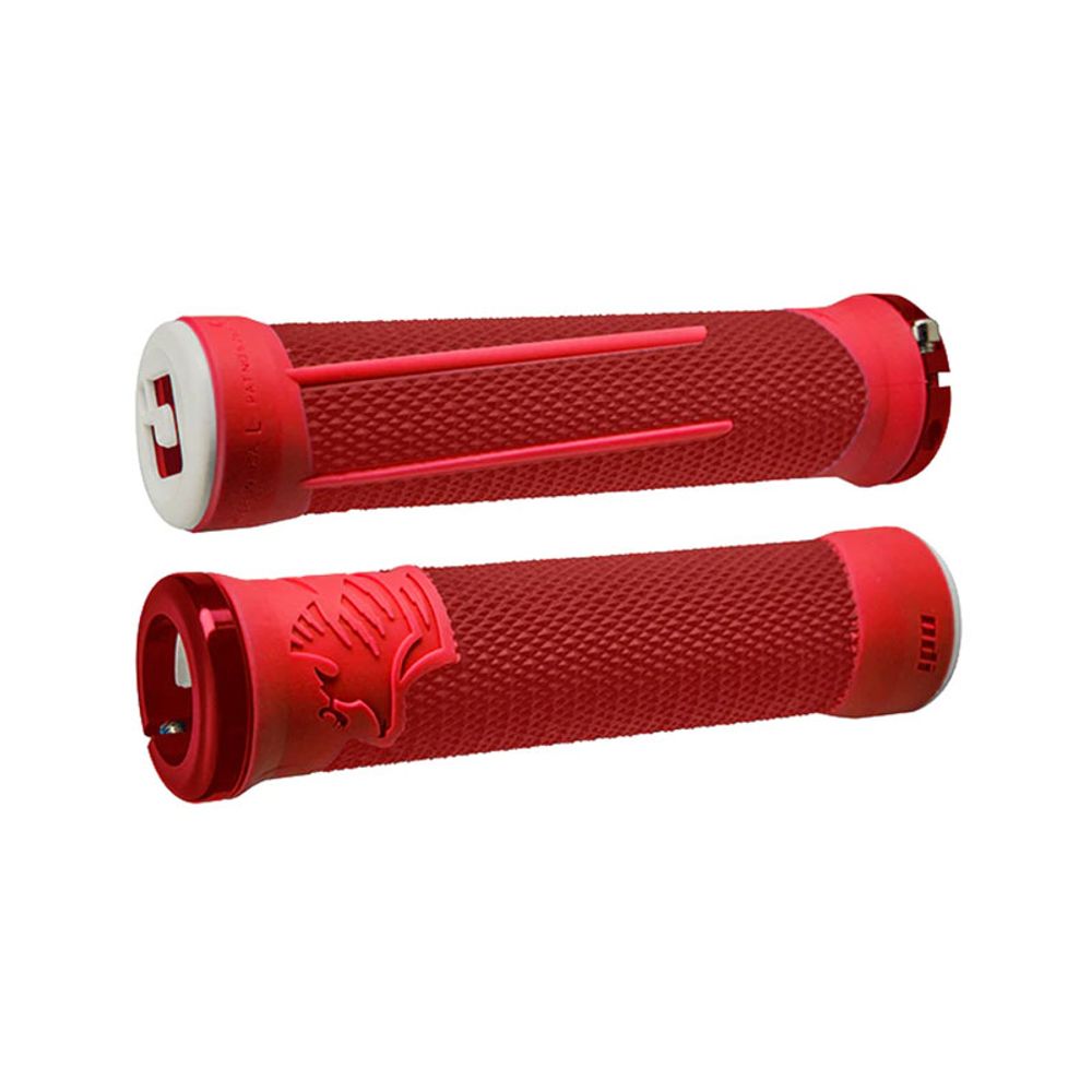 Manopole Mtb Lock On Ag-2 Signature V2.1 | Rosso-Rosso