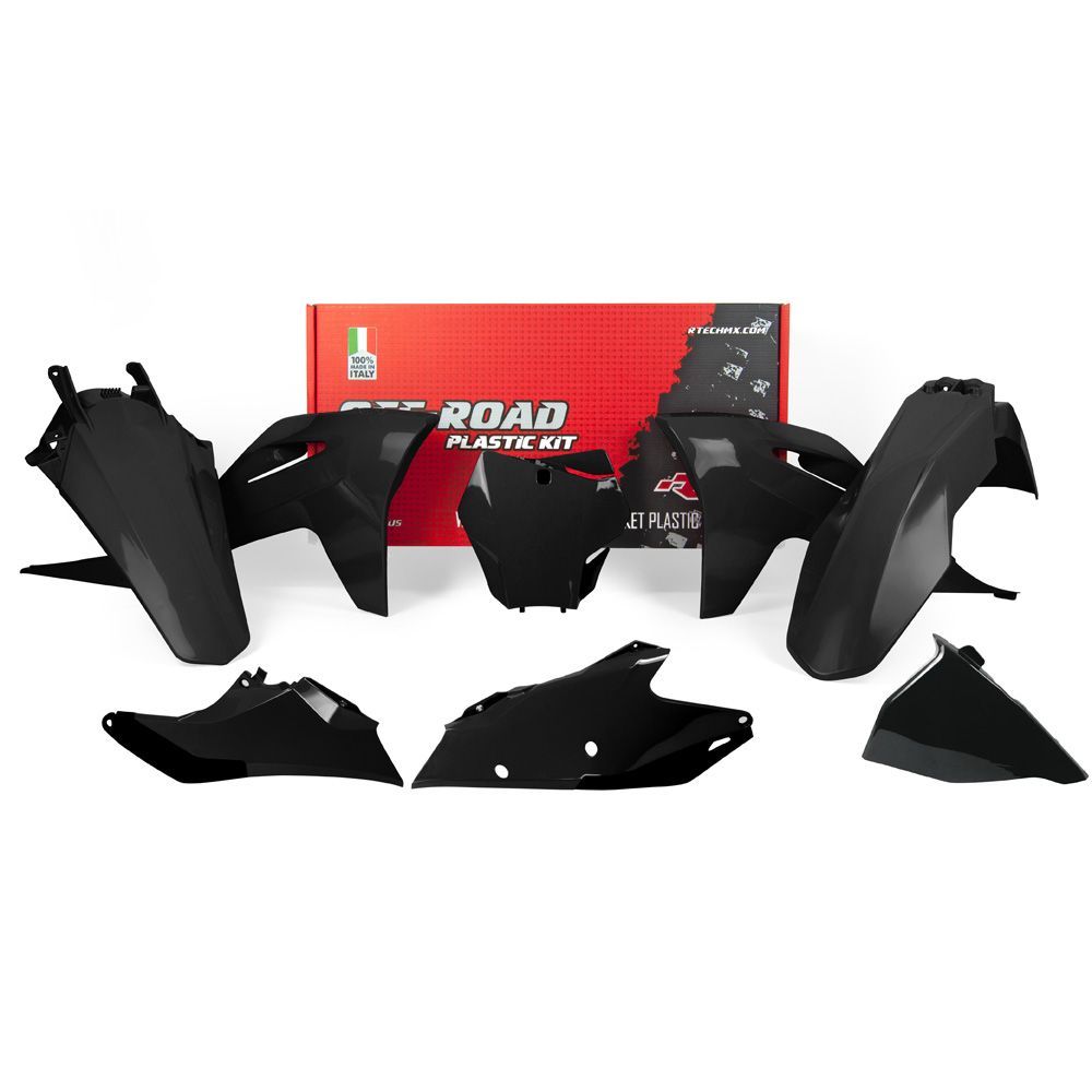 Plastics Kit 6 Pcs Black Color Gas Gas Mc/mc-f 125/250/450 21-.. - Grafite Offroad