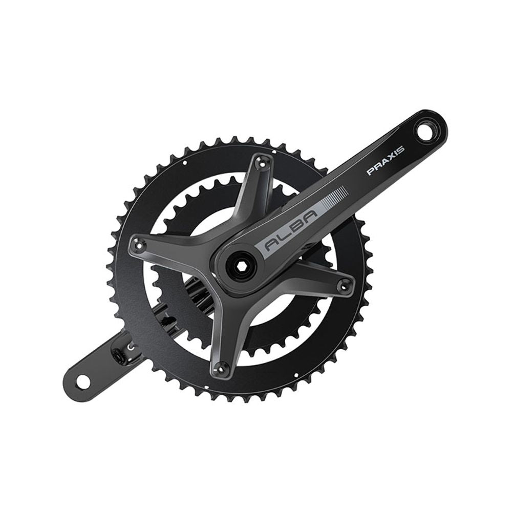 Alba Alloy Crankset - M30 48/32 Lt2 10/11/12sp 44.5cl Q147 | 165 Mm - Grafite Offroad