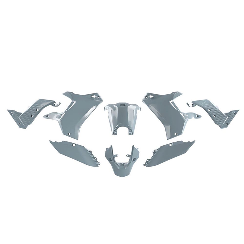 Yamaha T7 Revolution Plastics Kit Light Grey (5 Pcs) - Grafite Offroad