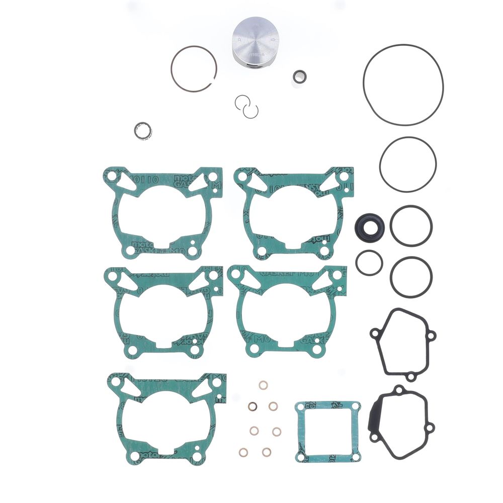Top End Piston Kit: Cast 2-Stroke Piston Ø 47 mm + Top End Gasket Kit - Grafite Offroad